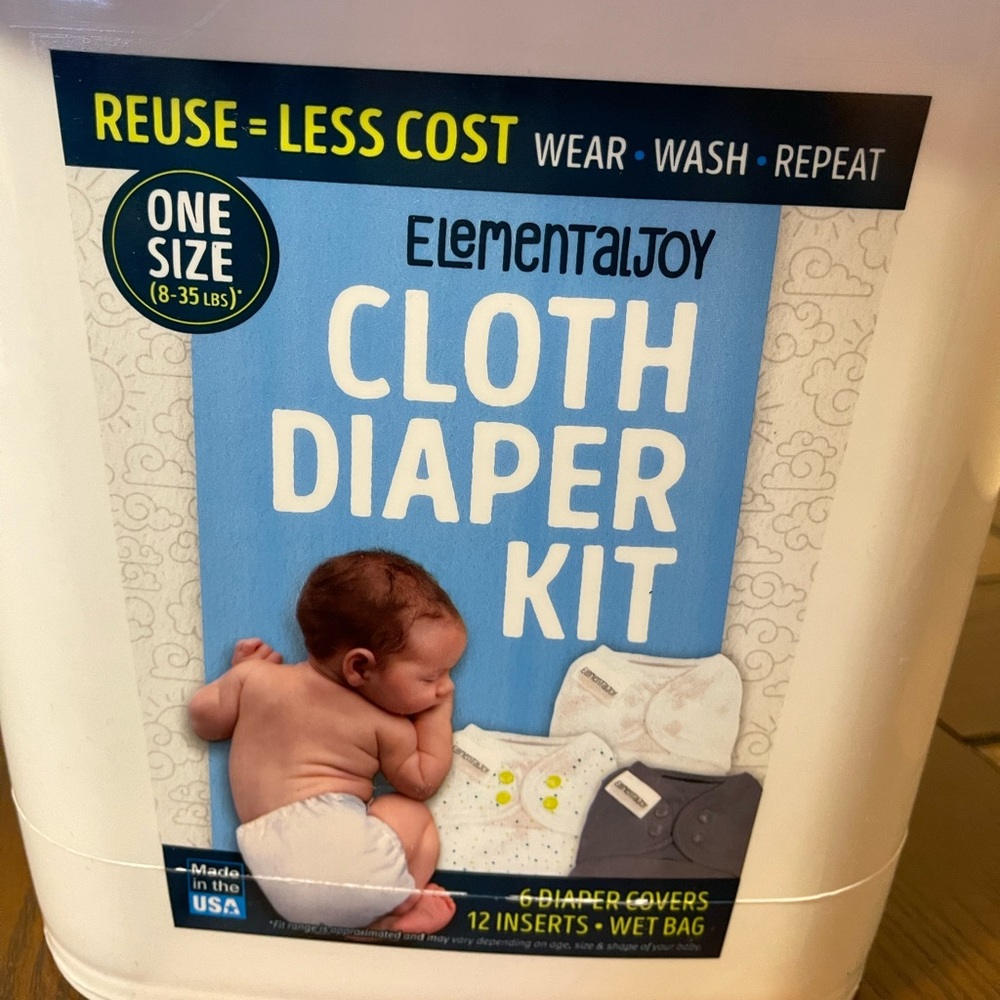 Cloth diapers kit